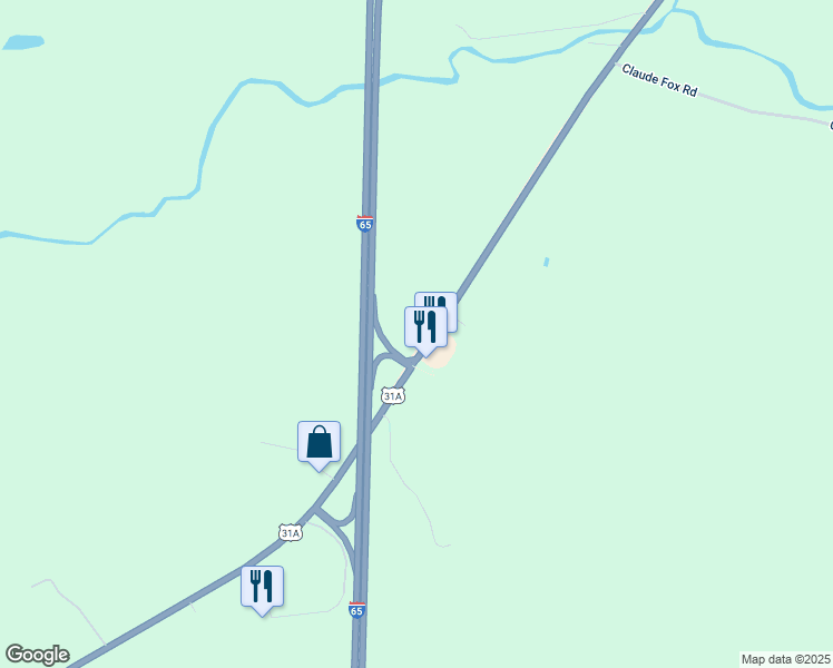 map of restaurants, bars, coffee shops, grocery stores, and more near 3686 Pulaski Highway in Cornersville