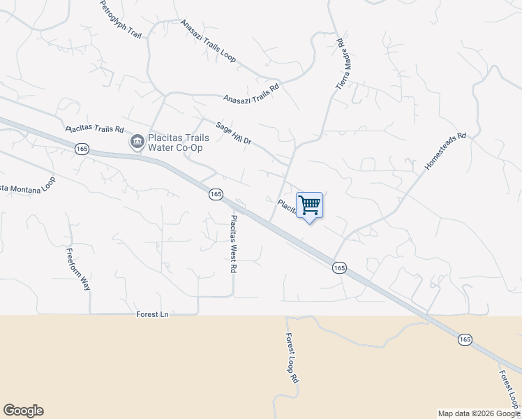 map of restaurants, bars, coffee shops, grocery stores, and more near 1 Tierra Madre Road in Placitas