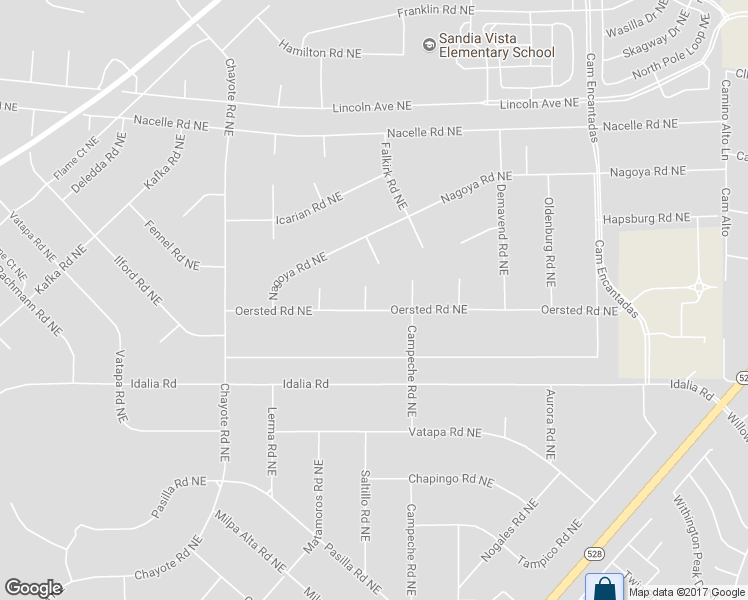 map of restaurants, bars, coffee shops, grocery stores, and more near 3106 Rachel Court Northeast in Rio Rancho