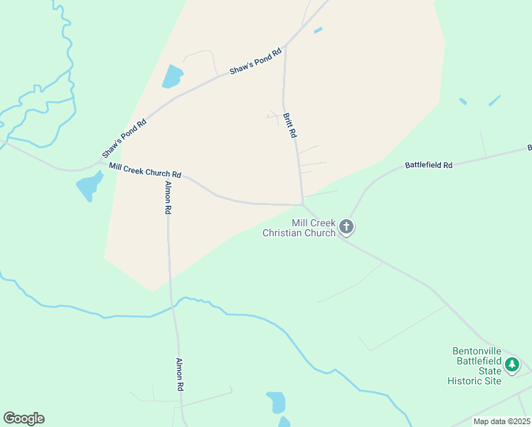 map of restaurants, bars, coffee shops, grocery stores, and more near 494 Mill Creek Church Road in Newton Grove