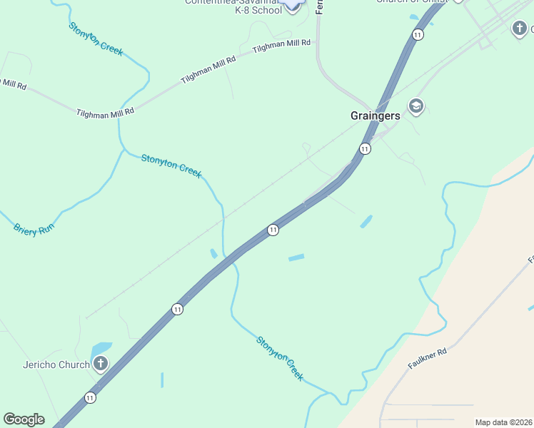 map of restaurants, bars, coffee shops, grocery stores, and more near 3284 North Carolina 11 South in Kinston