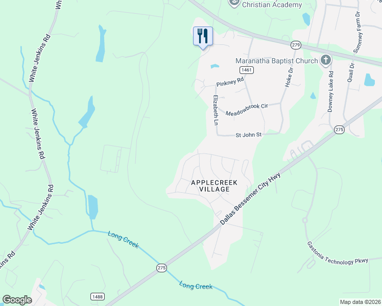 map of restaurants, bars, coffee shops, grocery stores, and more near 3035 Crabapple Lane in Dallas