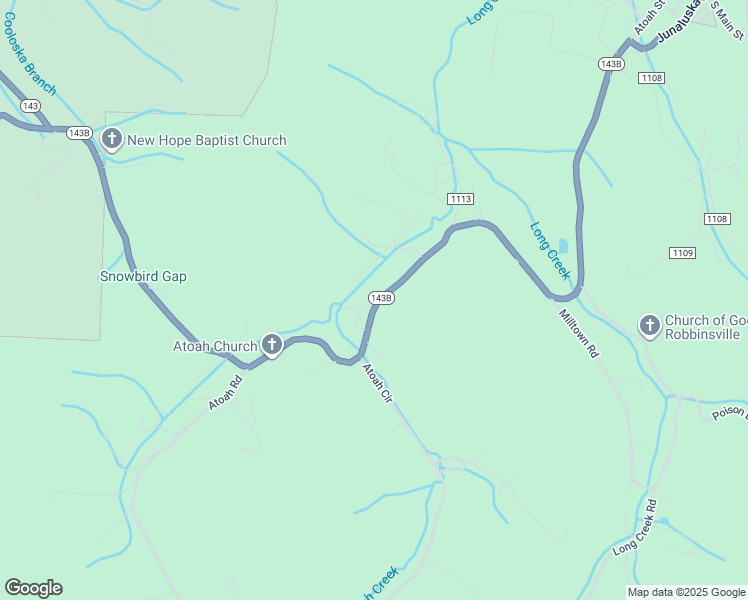 map of restaurants, bars, coffee shops, grocery stores, and more near 1278 Snowbird Road in Robbinsville