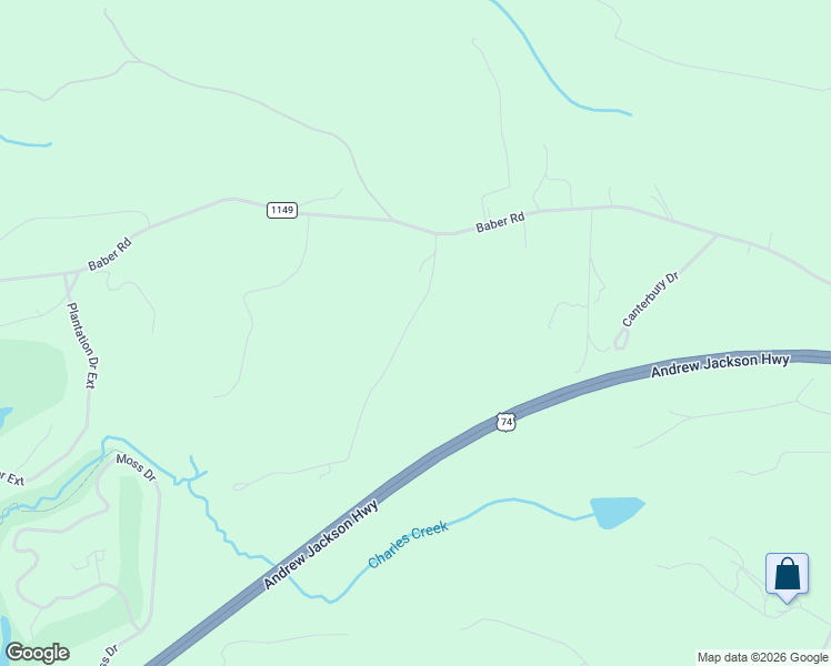 map of restaurants, bars, coffee shops, grocery stores, and more near 241 Brady Hampton Drive in Rutherfordton