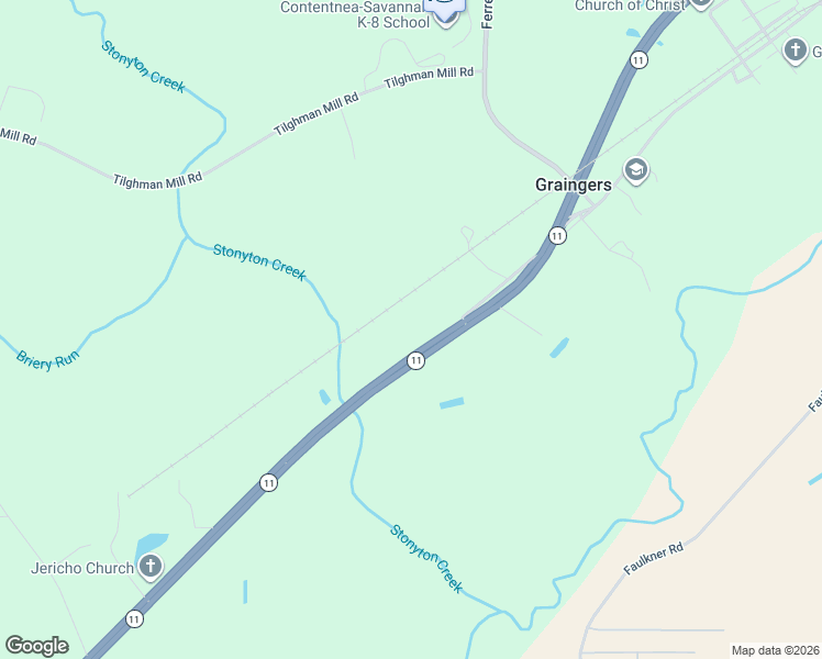 map of restaurants, bars, coffee shops, grocery stores, and more near 3284 North Carolina 11 in Kinston