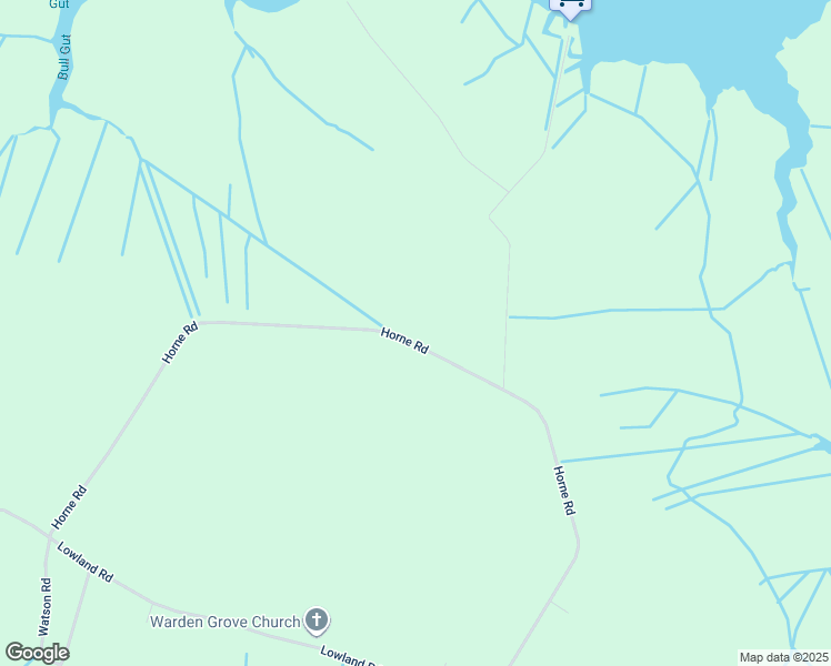 map of restaurants, bars, coffee shops, grocery stores, and more near 1022 Horne Road in Lowland