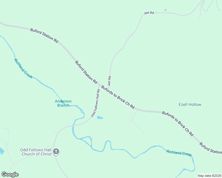 map of restaurants, bars, coffee shops, grocery stores, and more near 2565 Buford Station Road in Pulaski