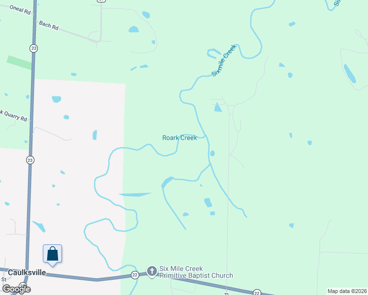map of restaurants, bars, coffee shops, grocery stores, and more near in Caulksville