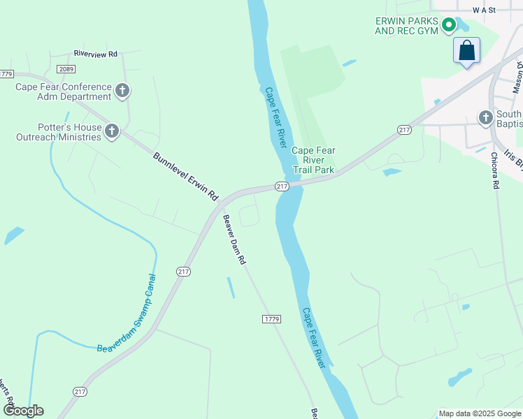 map of restaurants, bars, coffee shops, grocery stores, and more near 73 Waters Edge Drive in Erwin