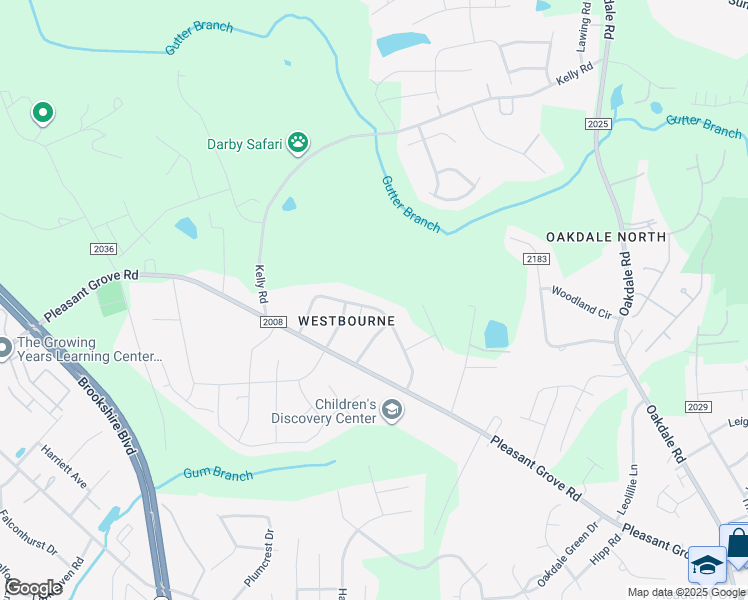 map of restaurants, bars, coffee shops, grocery stores, and more near 6828 Pleasant Oaks Circle in Charlotte