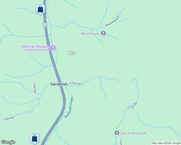 map of restaurants, bars, coffee shops, grocery stores, and more near 189-199 East Fork Cemetery Road in Sylva