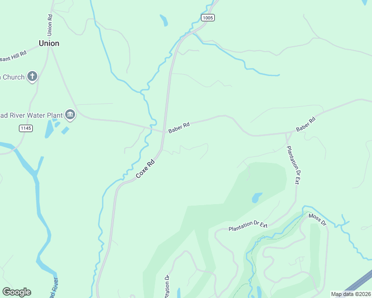 map of restaurants, bars, coffee shops, grocery stores, and more near 181 Coxe Ridge in Rutherfordton