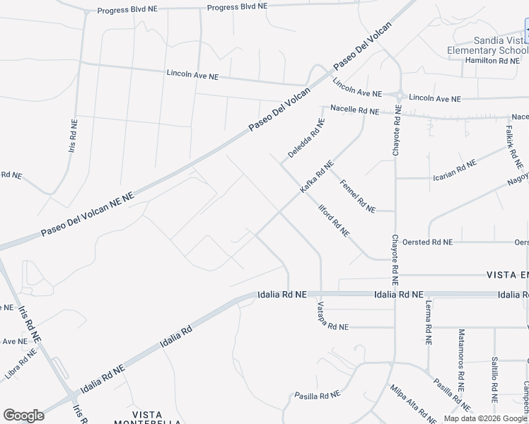 map of restaurants, bars, coffee shops, grocery stores, and more near 3225 Vatapa Road Northeast in Rio Rancho