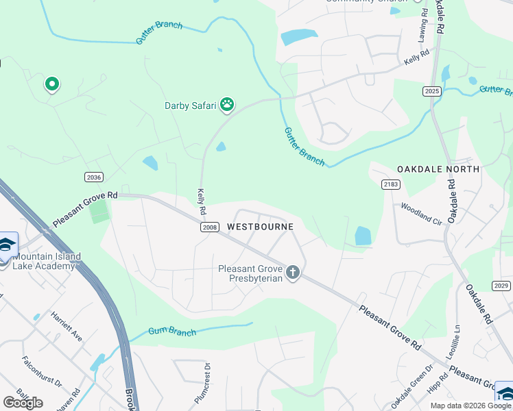 map of restaurants, bars, coffee shops, grocery stores, and more near 6918 Pleasant Oaks Circle in Charlotte