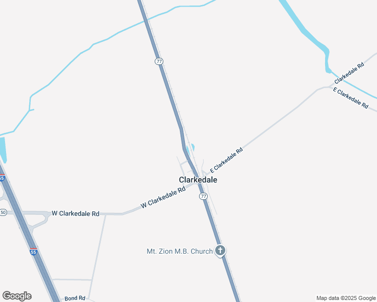 map of restaurants, bars, coffee shops, grocery stores, and more near in Clarkedale