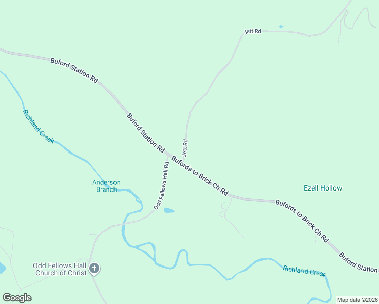 map of restaurants, bars, coffee shops, grocery stores, and more near 2565 Buford Station Road in Pulaski