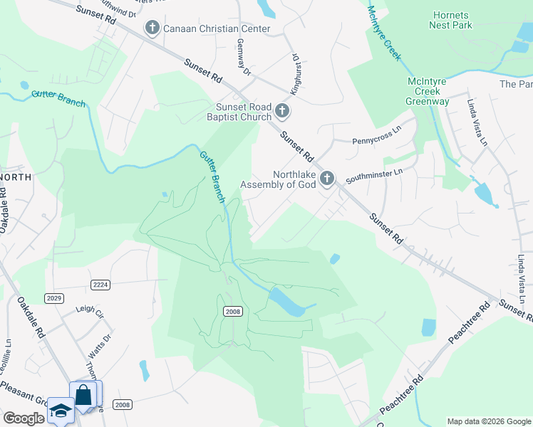 map of restaurants, bars, coffee shops, grocery stores, and more near in Charlotte