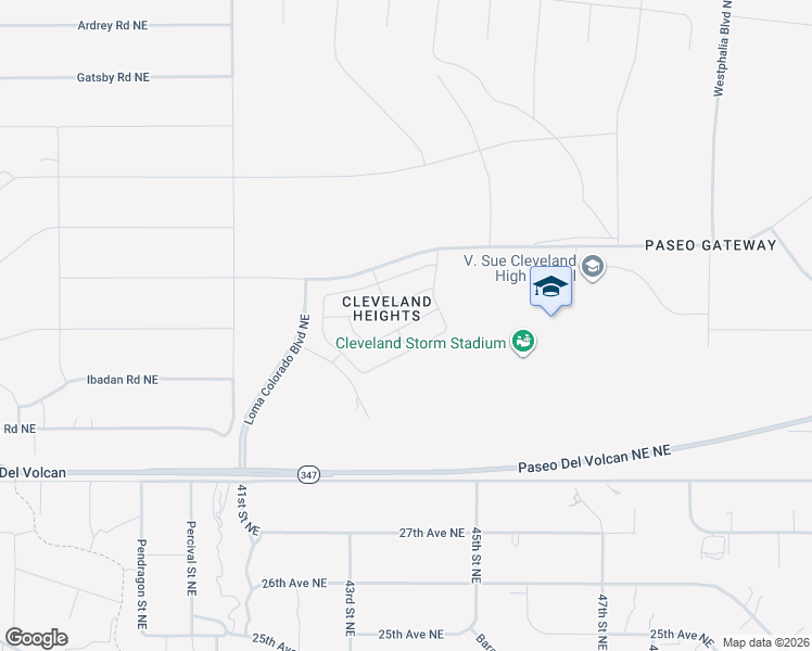 map of restaurants, bars, coffee shops, grocery stores, and more near 3325 Berkshire Road Northeast in Rio Rancho