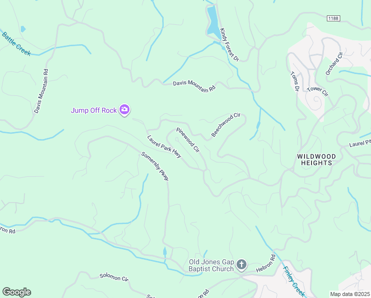 map of restaurants, bars, coffee shops, grocery stores, and more near 1203 Fleetwood Plaza in Laurel Park