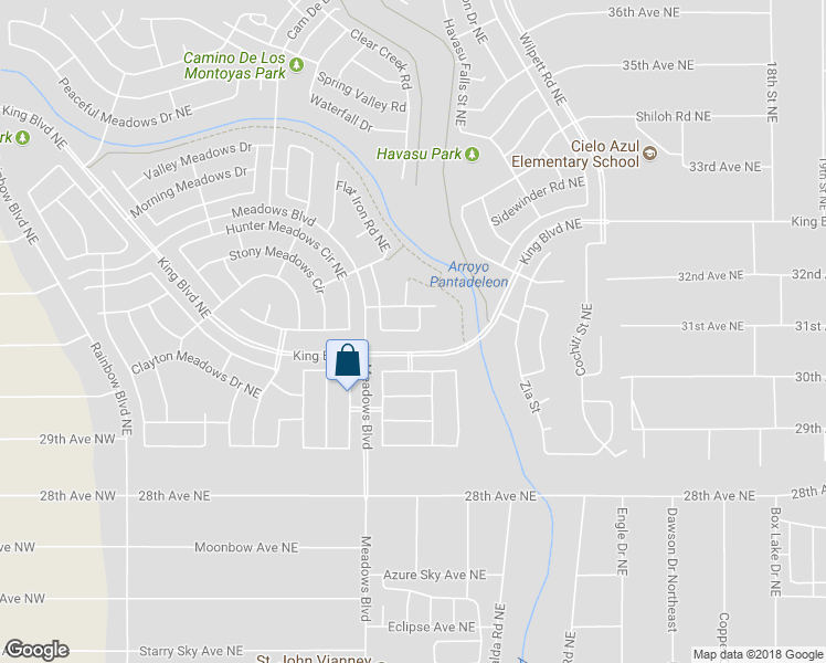 map of restaurants, bars, coffee shops, grocery stores, and more near 3235 Tin Cup Road in Rio Rancho