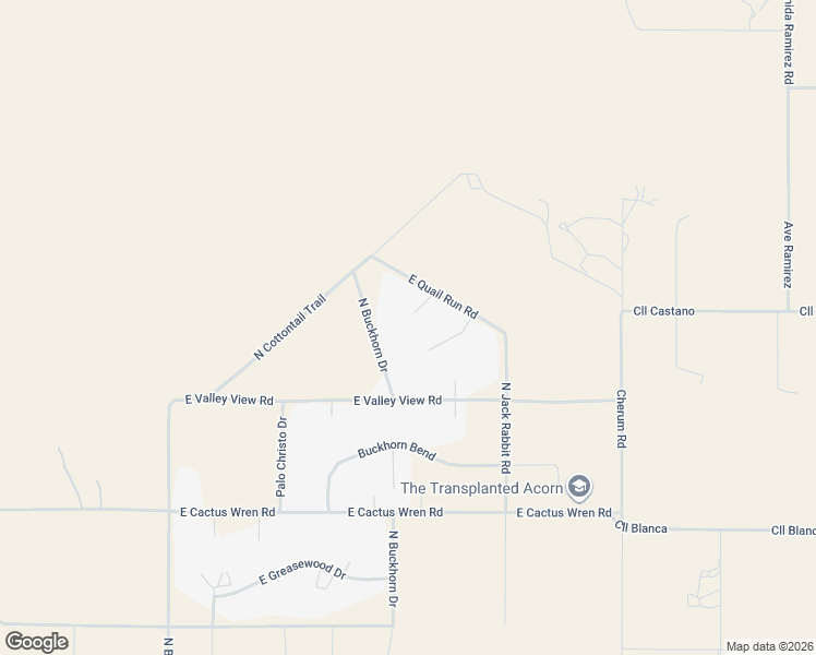 map of restaurants, bars, coffee shops, grocery stores, and more near 6350 North Quail Run Place in Kingman