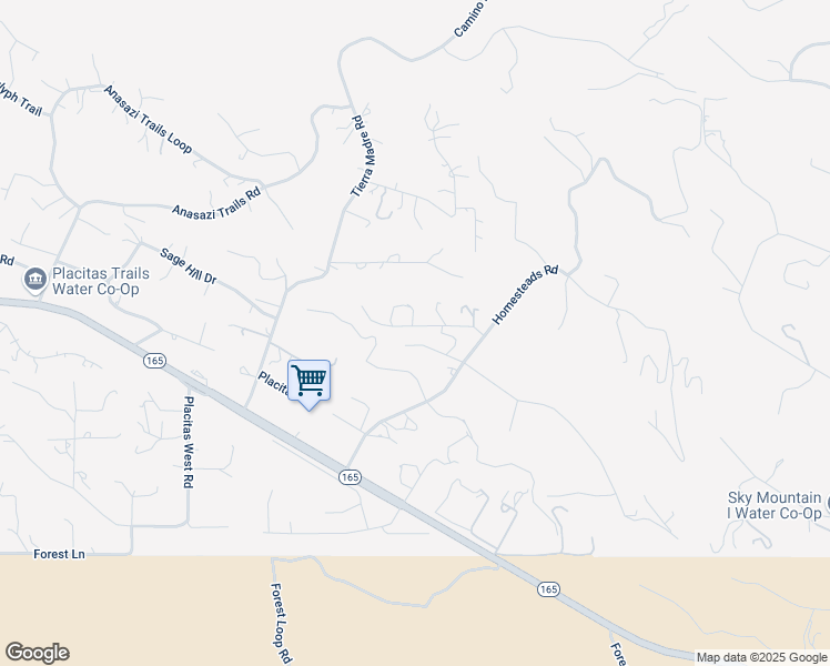map of restaurants, bars, coffee shops, grocery stores, and more near 12 Calle Del Arroyo in Placitas