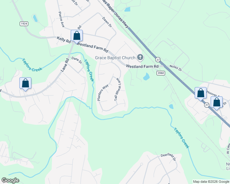 map of restaurants, bars, coffee shops, grocery stores, and more near 117 Barley Court in Mount Holly