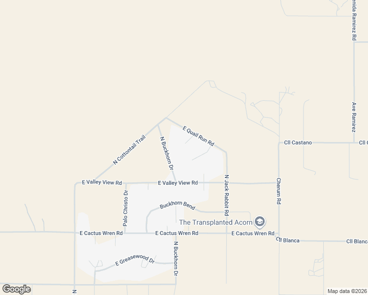 map of restaurants, bars, coffee shops, grocery stores, and more near 6350 North Quail Run Place in Kingman