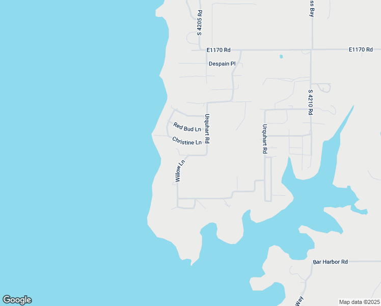map of restaurants, bars, coffee shops, grocery stores, and more near 4045 Willow Lane in Eufaula
