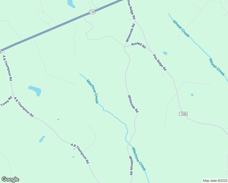 map of restaurants, bars, coffee shops, grocery stores, and more near 1929 Whiteside Road in Mill Spring