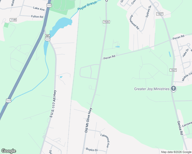 map of restaurants, bars, coffee shops, grocery stores, and more near 146 Southern Plaza Drive in Dudley