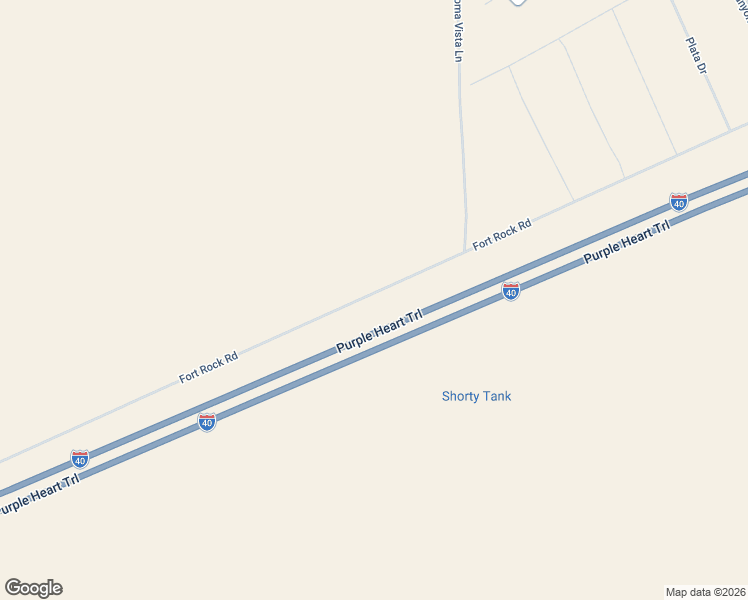 map of restaurants, bars, coffee shops, grocery stores, and more near 28203 Fort Rock Road in Seligman