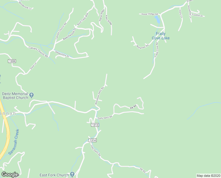 map of restaurants, bars, coffee shops, grocery stores, and more near 132 Woodrow Deitz Road in Sylva