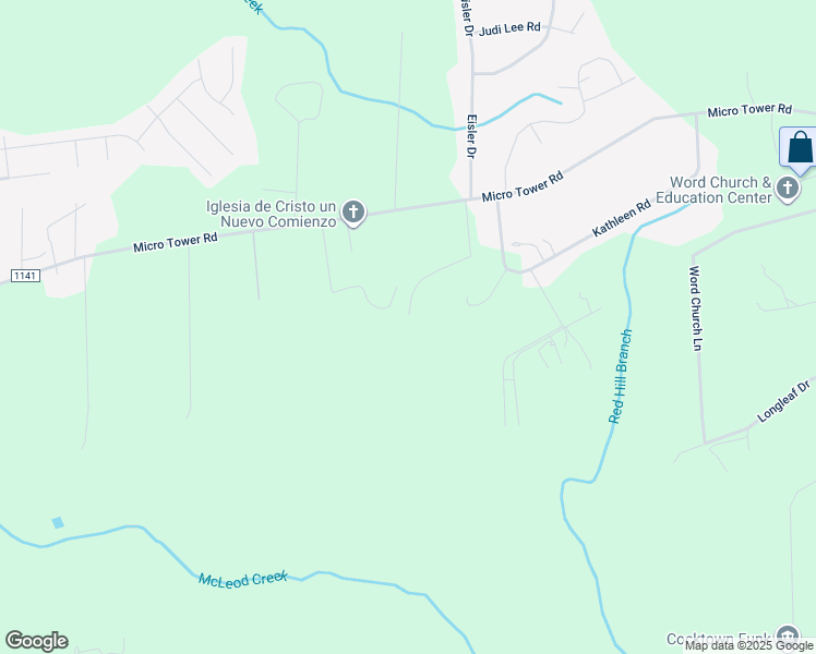 map of restaurants, bars, coffee shops, grocery stores, and more near 375 Hidden View Drive in Lillington