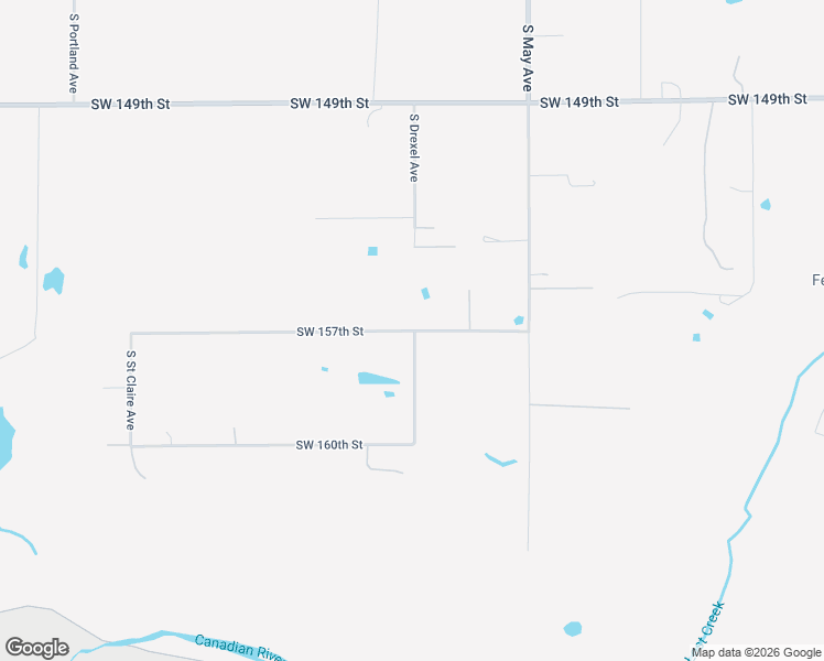 map of restaurants, bars, coffee shops, grocery stores, and more near 3101 Southwest 157th Street in Oklahoma City