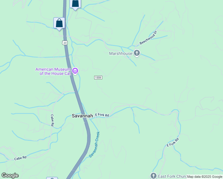 map of restaurants, bars, coffee shops, grocery stores, and more near 212 Timber Leaf Drive in Sylva