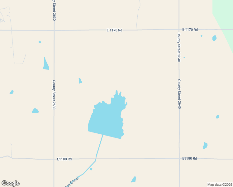 map of restaurants, bars, coffee shops, grocery stores, and more near East 1170 Road in Binger