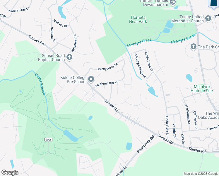 map of restaurants, bars, coffee shops, grocery stores, and more near 2702 Haversham Court in Charlotte