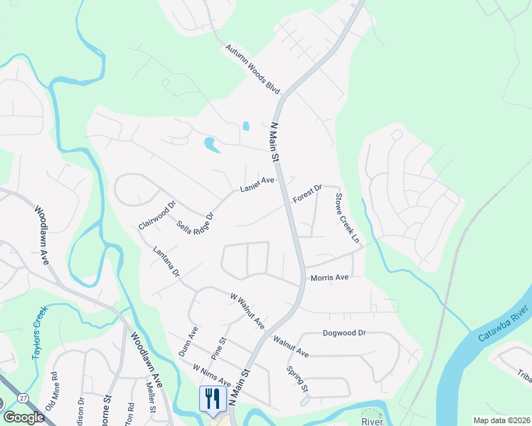 map of restaurants, bars, coffee shops, grocery stores, and more near 113 Jenkins Avenue in Mount Holly