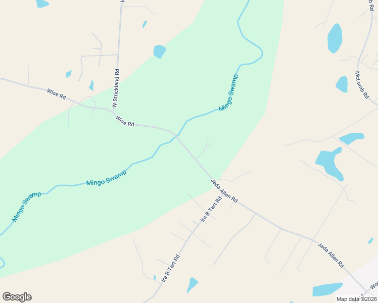 map of restaurants, bars, coffee shops, grocery stores, and more near 1094 Jada Allen Road in Dunn