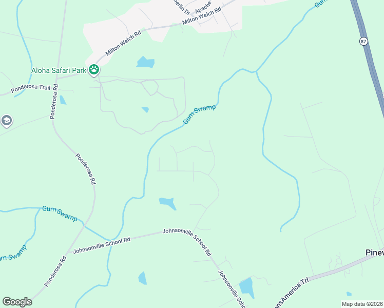 map of restaurants, bars, coffee shops, grocery stores, and more near 140 Mini Lane in Cameron