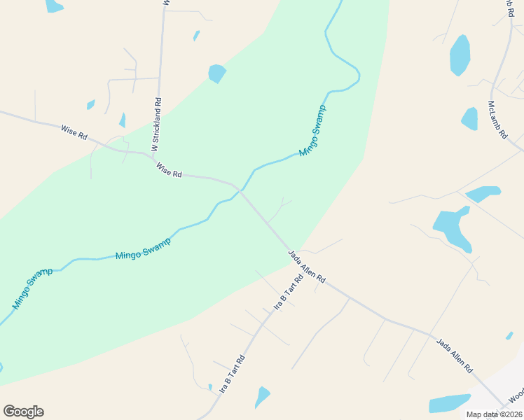 map of restaurants, bars, coffee shops, grocery stores, and more near 1094 Jada Allen Road in Dunn