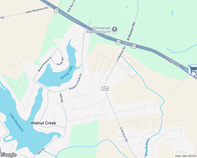 map of restaurants, bars, coffee shops, grocery stores, and more near 105 Glasgow Lane in La Grange