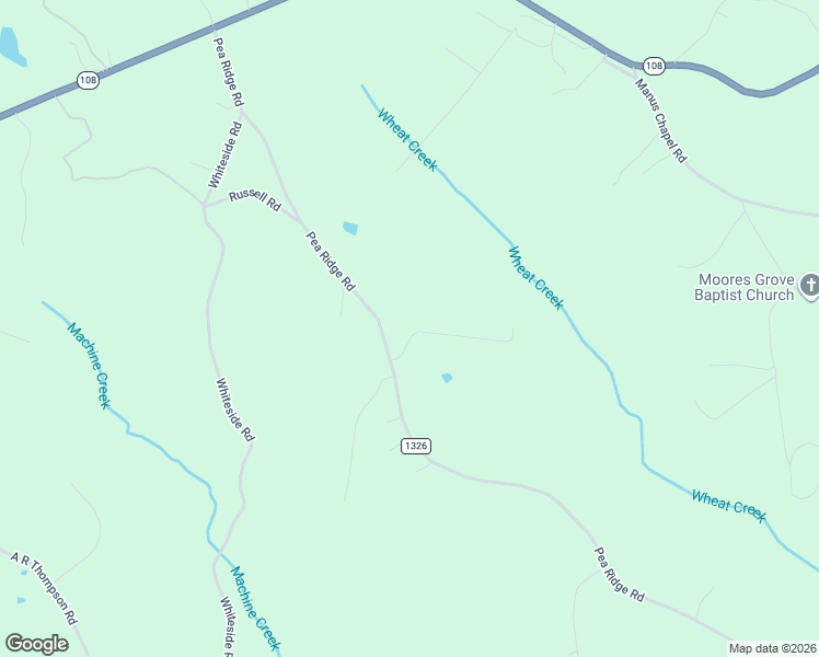 map of restaurants, bars, coffee shops, grocery stores, and more near 829 Pea Ridge Road in Mill Spring