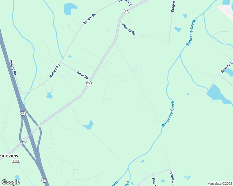map of restaurants, bars, coffee shops, grocery stores, and more near 85 Sapphire Drive in Sanford