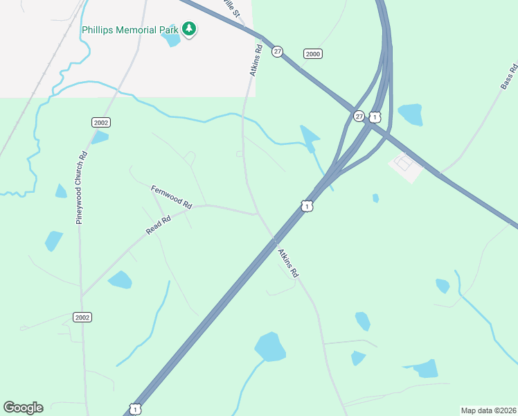 map of restaurants, bars, coffee shops, grocery stores, and more near 435-585 Atkins Road in Cameron