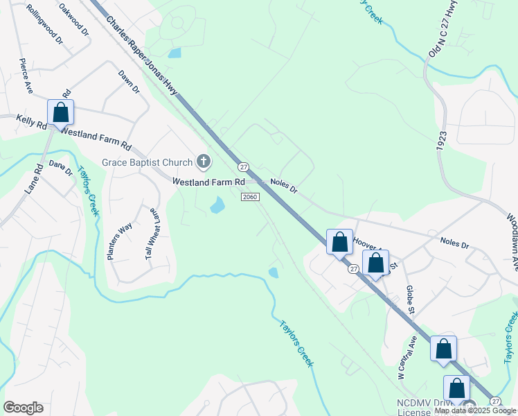 map of restaurants, bars, coffee shops, grocery stores, and more near Arrowchem Way in Mount Holly