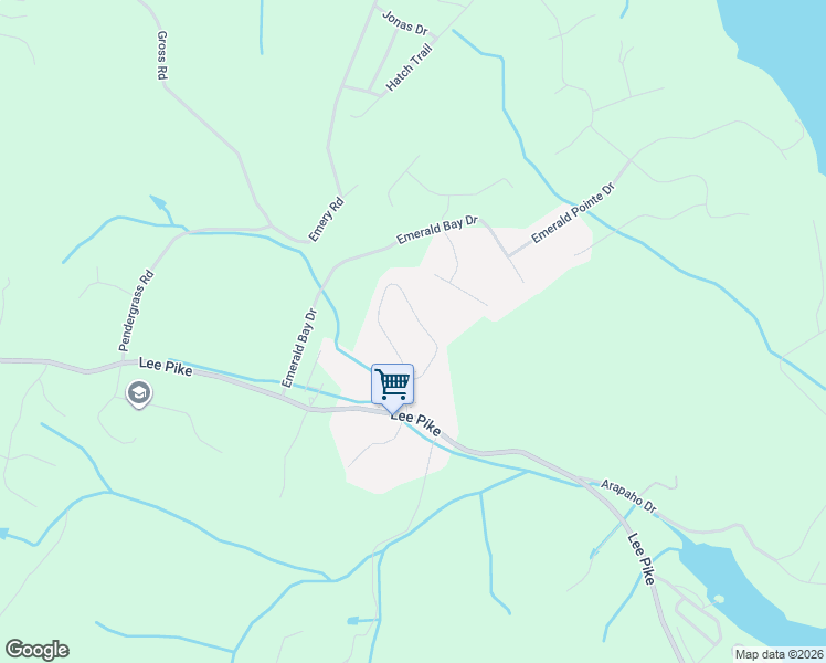 map of restaurants, bars, coffee shops, grocery stores, and more near 13354 Emerald Creek Circle in Soddy-Daisy