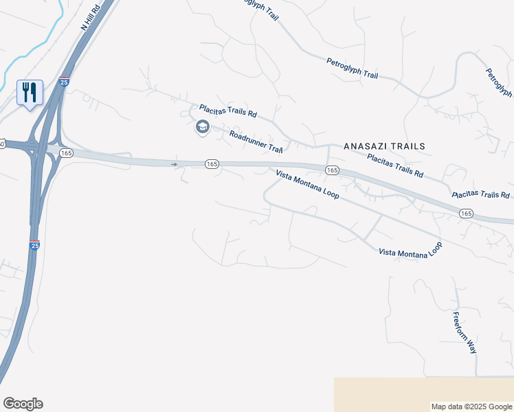 map of restaurants, bars, coffee shops, grocery stores, and more near 7 Vista Del Sol in Placitas