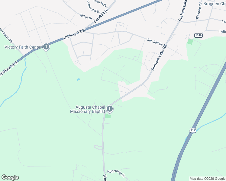 map of restaurants, bars, coffee shops, grocery stores, and more near 544 Durham Lake Road in Wayne County